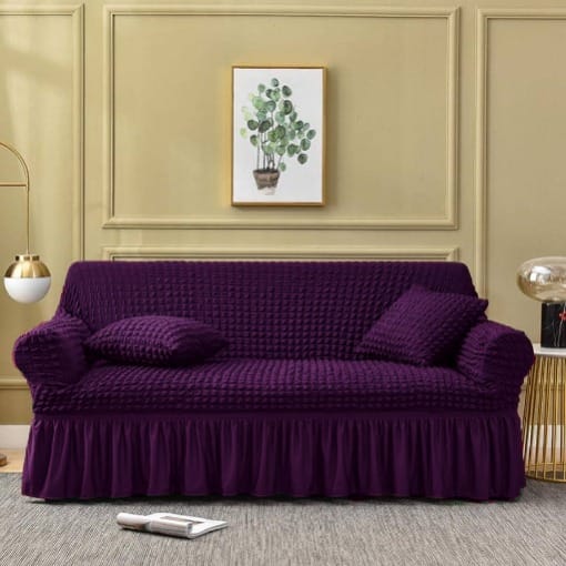 TURKISH STYLE SOFA COVER - PURPLE