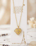Vintage Heart Locket Pendant Necklace